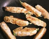 オクラ豚肉巻き ワサビソース添え作り方4写真