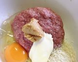 大葉たっぷり！簡単おろしポン酢ハンバーグ作り方3写真