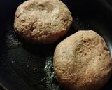 大葉たっぷり！簡単おろしポン酢ハンバーグ作り方5写真