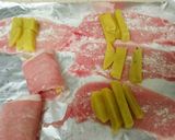 すき焼きのたれで簡単★肉巻きさつま芋作り方3写真