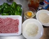 簡単!とろ~り♪ピーマンの肉詰め作り方1写真