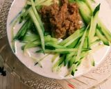 簡単!肉味噌DEスタミナぶっかけ素麺♪作り方6写真