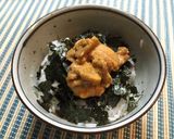 殻付き活海胆 ウニ丼作り方6写真