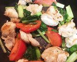 夏バージョン！鶏のトマト照り焼き丼作り方4写真