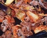 ご飯がススム☆ナスと牛肉の味噌キムチ炒め作り方3写真