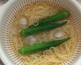 もずく酢で簡単☆大葉とみょうがの夏パスタ作り方2写真