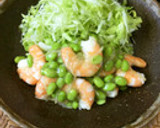 簡単中華♪　いかと枝豆の炒め物作り方11写真