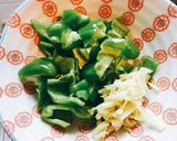 鶏胸肉★ナスとピーマンのめんつゆ炒め作り方1写真