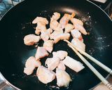 鶏胸肉★ナスとピーマンのめんつゆ炒め作り方3写真