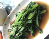 小松菜ペペロンチーノ☆ガーリック醤油炒め作り方3写真