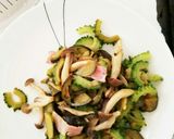 ゴーヤとベーコンの野菜炒め作り方5写真