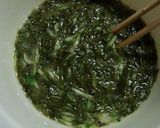糸めかぶ＋きゅうり＋長ネギの酢の物作り方4写真