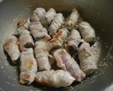 簡単★肉巻き椎茸のめんつゆカレーソテー作り方3写真