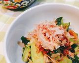 ☆きゅうりとなめこのサッパリ梅肉合え☆作り方7写真