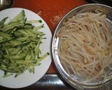 肉味噌たっぷり♪ジャージャー麺作り方4写真