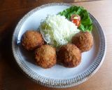 青しそ香る♡チーズ入りメンチカツ♪作り方4写真