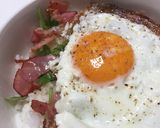 ベーコンエッグごはん♡作り方8写真