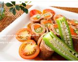 簡単!オクラと人参の肉巻きで照り焼き♡作り方7写真