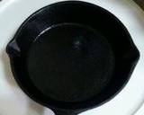 【居酒屋風】スキレットde肉ネギ玉子焼き作り方6写真