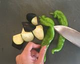 簡単☆茄子と唐辛子の みぞれ揚げびたし作り方1写真