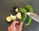 簡単☆茄子と唐辛子の みぞれ揚げびたし作り方1写真