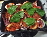 ヤリイカのトマトチーズ焼き作り方4写真