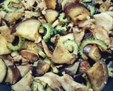 豚肉とゴーヤとナスのめんつゆ炒め作り方3写真