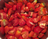 夏の保存食☆うまみたっぷりのトマトソース作り方1写真