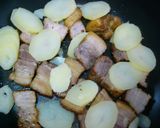 自家製豚バラベーコン＆ポテト作り方3写真