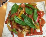 野菜いっぱい！冷製ペペロナータ・パスタ作り方24写真