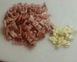 オクラと茄子のニンニク風味パスタ作り方3写真
