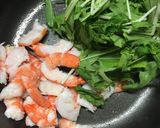 エビと水菜のスイートチリソースマヨサラダ作り方5写真