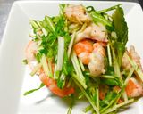 エビと水菜のスイートチリソースマヨサラダ作り方7写真