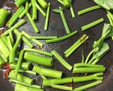 グリーンカレー風味の空心菜炒め作り方2写真