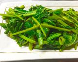 グリーンカレー風味の空心菜炒め作り方5写真