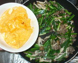 牛肉とにらと炒り卵の炒め物♪簡単野菜炒め作り方11写真