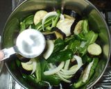 中華風ラタトゥイユ♪簡単♪牛肉ナストマト作り方7写真