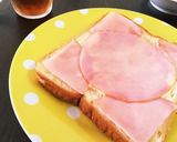 忙しい朝のハムマヨトースト作り方4写真