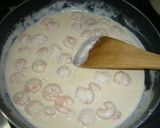 絶品☆エビのクリームパスタ(*^_^*)作り方4写真