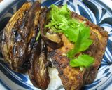 なす蒲焼き丼　簡単レンジ３分+焼き　　　作り方14写真