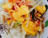 使い切りに、紅生姜の彩野菜炒め作り方6写真