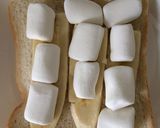 マシュマロ バナナ トースト作り方1写真