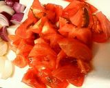 鶏と夏野菜のトマトグラタン作り方1写真