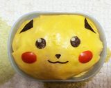 ピカチュウの顔だけ簡単キャラ弁作り方4写真