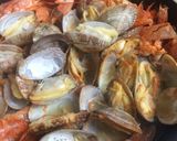 本格♡トマトと魚介の冷製パスタ作り方7写真