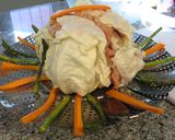 鶏ひき肉とキャベツの重ね蒸し作り方4写真