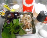✿茄子のはさみ揚げ（海老詰め）✿作り方1写真