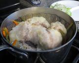 鶏ひき肉とキャベツの重ね蒸し作り方7写真