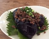 茄子の肉みそ田楽＊しそ風味作り方8写真