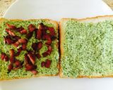 ほうれん草とチーズのホットサンド♪作り方5写真